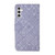 Samsung Galaxy S25 FE 5G Ethnic Style Embossed Pattern Leather Phone Case - Purple