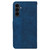 Samsung Galaxy S25 FE 5G Geometric Embossed Leather Phone Case - Blue