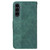 Samsung Galaxy S25 FE 5G Geometric Embossed Leather Phone Case - Green