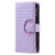 Samsung Galaxy S25 FE 5G Glitter Lattice Zipper Wallet Leather Phone Case - Purple