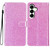 Samsung Galaxy S25 FE 5G Glitter Powder Flip Leather Phone Case - Light Purple