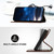 Samsung Galaxy S25 FE 5G Grid Butterfly Embossed Pattern Leather Phone Case with Lanyard - Coffee