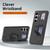 Samsung Galaxy S25 FE 5G Intelligent Control Button Wristband Phone Case - Titanium Shadow Black