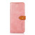 Samsung Galaxy S25 FE 5G KHAZNEH Dual-color Cowhide Texture Flip Leather Phone Case - Rose Gold