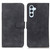 Samsung Galaxy S25 FE 5G KHAZNEH Retro Texture Horizontal Flip Leather Phone Case - Black