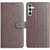Samsung Galaxy S25 FE 5G Lambskin 8-card Slot Leather Phone Case - Grey