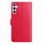 Samsung Galaxy S25 FE 5G Lambskin 8-card Slot Leather Phone Case - Rose Red