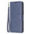 Samsung Galaxy S25 FE 5G Lambskin Texture Pure Color Flip Leather Phone Case - Blue