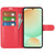 Samsung Galaxy S25 FE 5G Litchi Texture Horizontal Flip Leather Phone Case with Holder - Red