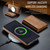 Samsung Galaxy S25 FE 5G MAGKING K2 Series MagSafe RFID Card Bag Detachable Phone Case - Brown