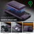 Samsung Galaxy S25 FE 5G MAGKING K4 Series MagSafe RFID Tri-fold Card Bag Detachable Phone Case - Purple