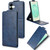 Samsung Galaxy S25 FE 5G Magnetic Vertical Flip Leather Phone Case with Buckle - Blue