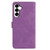 Samsung Galaxy S25 FE 5G Moonlit Butterfly Dance Pattern Embossed Leather Phone Case - Purple