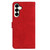 Samsung Galaxy S25 FE 5G Moonlit Butterfly Dance Pattern Embossed Leather Phone Case - Red