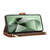 Samsung Galaxy S25 FE 5G Multifunctional Frosted Zipper Wallet Leather Phone Case - Brown