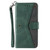 Samsung Galaxy S25 FE 5G Nail Skin Feel Stitching Calf Texture Leather Phone Case - Green