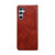 Samsung Galaxy S25 FE 5G Oil Wax Crazy Horse Texture Leather Phone Case - Brown