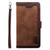 Samsung Galaxy S25 FE 5G Retro Splicing Horizontal Flip Leather Phone Case - Brown