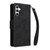 Samsung Galaxy S25 FE 5G Rivet Buckle 9 Cards Three Fold Leather Phone Case - Black