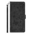 Samsung Galaxy S25 FE 5G Secret Garden Butterfly Pattern Leather Phone Case - Black
