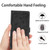 Samsung Galaxy S25 FE 5G Secret Garden Butterfly Pattern Leather Phone Case - Black
