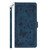 Samsung Galaxy S25 FE 5G Secret Garden Butterfly Pattern Leather Phone Case - Dark Blue