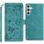 Samsung Galaxy S25 FE 5G Secret Garden Butterfly Pattern Leather Phone Case - Green