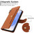 Samsung Galaxy S25 FE 5G Seven Card Slots Zipper Wallet Leather Phone Case with Lanyard - Brown