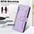 Samsung Galaxy S25 FE 5G Seven Card Slots Zipper Wallet Leather Phone Case with Lanyard - Light Purple