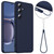 Samsung Galaxy S25 FE 5G Shockproof Silicone Magsafe Phone Case - Navy Blue