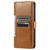 Samsung Galaxy S25 FE 5G Simple 6-Card Wallet Leather Phone Case - Brown