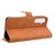 Samsung Galaxy S25 FE 5G Skin Feel Magnetic Flip Leather Phone Case - Brown