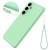 Samsung Galaxy S25 FE 5G Solid Color Liquid Silicone Dropproof Full Coverage Phone Case - Green