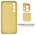 Samsung Galaxy S25 FE 5G Solid Color Liquid Silicone Dropproof Full Coverage Phone Case - Yellow