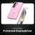 Samsung Galaxy S25 FE 5G Star Shine Series TPU + PC MagSafe Phone Case with Fold Holder - Pink