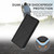Samsung Galaxy S25 FE 5G Strong Magnetic Frosted Flip Leather Phone Case - Black