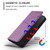 Samsung Galaxy S25 FE 5G Strong Magnetic Frosted Flip Leather Phone Case - Light Purple