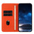 Samsung Galaxy S25 FE 5G Strong Magnetic Frosted Flip Leather Phone Case - Orange