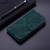Samsung Galaxy S25 FE 5G Tiger Embossing Pattern Flip Leather Phone Case - Green