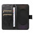 Samsung Galaxy S25 FE 5G Tree & Cat Embossed Pattern Flip Leather Phone Case - Black