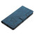 Samsung Galaxy S25 FE 5G Triangles Embossed Leather Phone Case - Blue