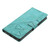 Samsung Galaxy S25 FE 5G Triangles Embossed Leather Phone Case - Green