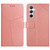 Samsung Galaxy S25 FE 5G Y-shaped Pattern Flip Leather Phone Case - Pink