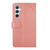 Samsung Galaxy S25 FE 5G Y-shaped Pattern Flip Leather Phone Case - Pink
