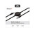 Nimbus9 Duo Cable USB-C with Apple Watch Charging (3FT) - Black