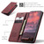 OnePlus 15 CaseMe 013 Multifunctional Horizontal Flip Leather Phone Case - Red