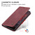 OnePlus 15 CaseMe 013 Multifunctional Horizontal Flip Leather Phone Case - Red