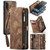 CaseMe-008 Samaung Galaxy A30S／A50S／A50 Detachable Multifunctional Flip Leather Case  - Brown