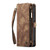 CaseMe-008 Samaung Galaxy A30S／A50S／A50 Detachable Multifunctional Flip Leather Case  - Brown