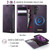 Samsung Galaxy A14 5G CaseMe C49 Magnetic RFID Blocking Detachable Wallet Leather Phone Case - Purple